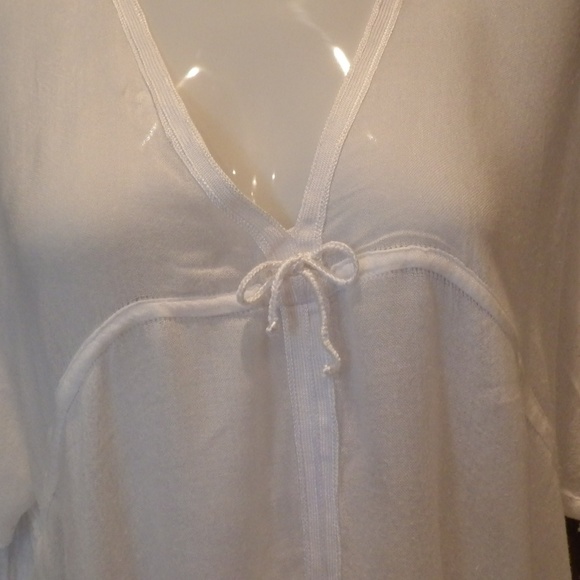 Women's Ligne Kiwi White Coverup Made in France - Picture 3 of 8